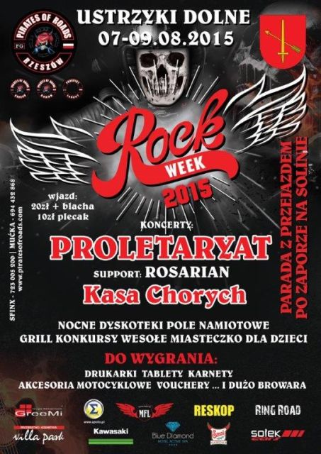 Proletaryat Zlot motocyklowe 2015 Rock Week