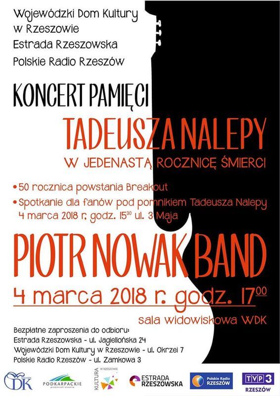 Piotr Nowak Band - koncert pamięci Tadeusza Nalepy