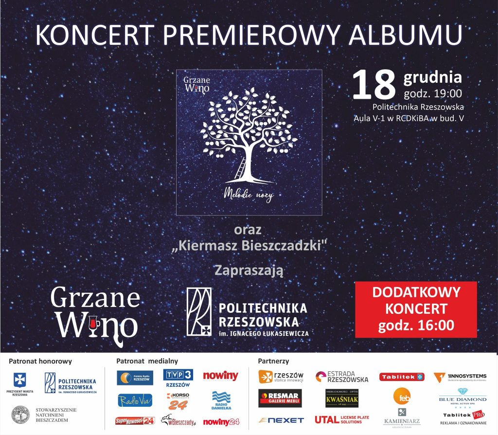 Grzane Wino - Koncert premierowy albumu "Melodie nocy"