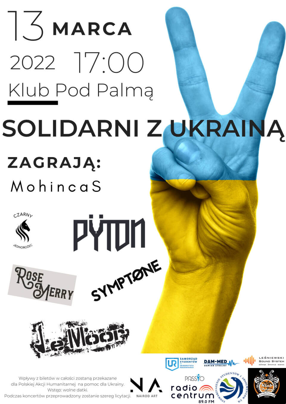 „Solidarni z Ukrainą” - Koncert Pod Palmą