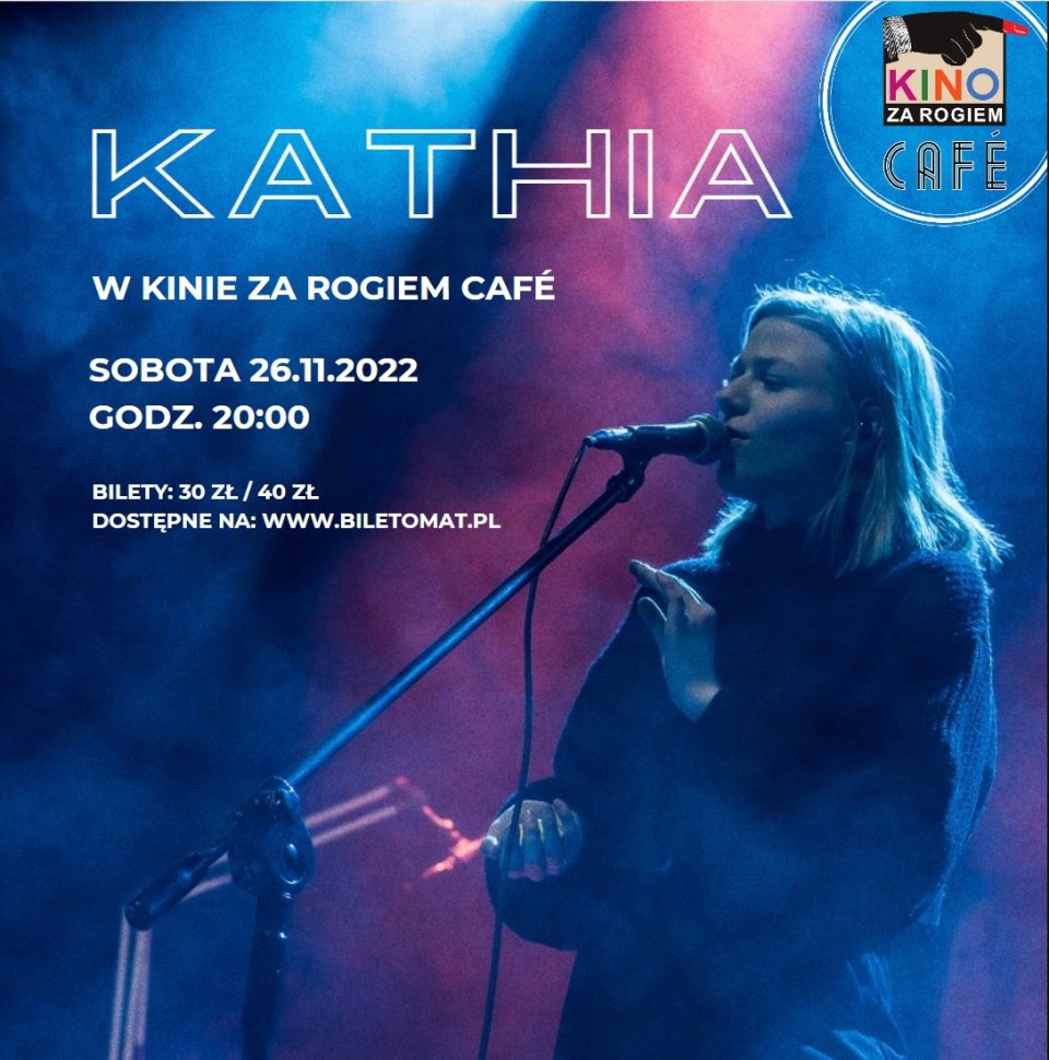 Kathia - koncert w Kinie za Rogiem Cafe Rzeszów
