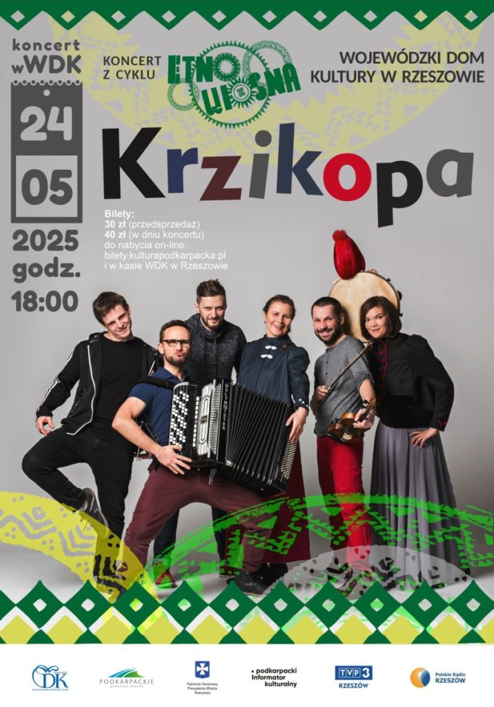 Etnowiosna: Krzikopa zagra koncert w WDK Rzeszów