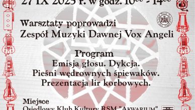 Warsztaty pieśni wędrownych śpiewaków