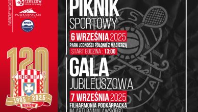 CWKS Resovia świętuje 120 lat historii: Gala Jubileuszowa i Dzień Sportu dla mieszkańców