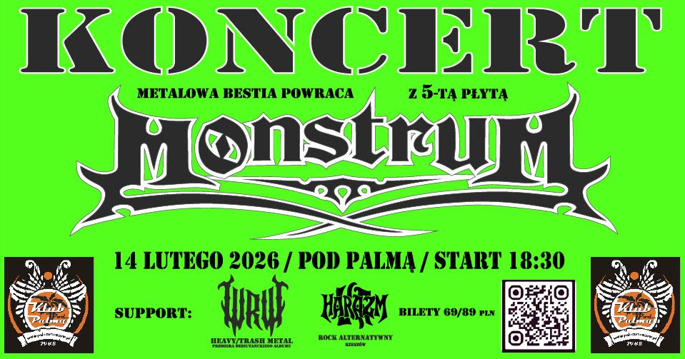 Monstrum Koncert Pod Palmą 2026