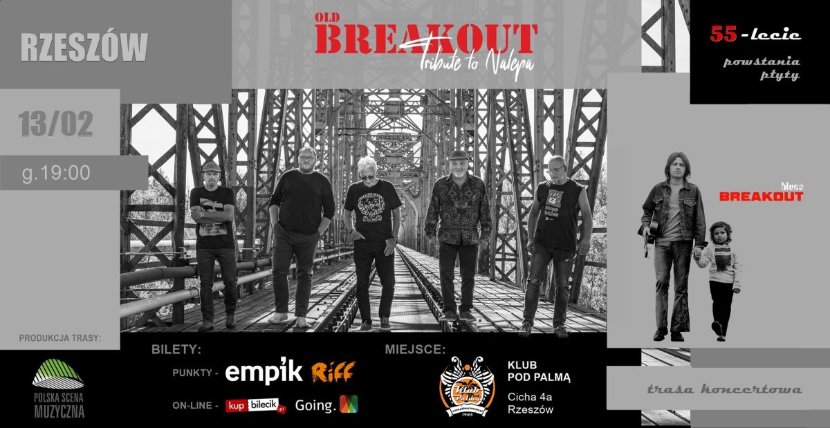 Muzycy BREAKOUT w klubie Pod Palmą