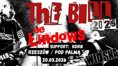 The Bill rusza w wiosenną trasę 2026 | Koncert Pod Palmą - 2026 - Koncerty w Rzeszowie The Bill rusza w wiosenną trasę 2026 | Koncert Pod Palmą