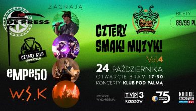 Cztery Smaki Muzyki 2026 | Pod Palmą - 2026 - Koncerty w Rzeszowie Cztery Smaki Muzyki
